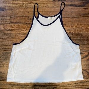 Cropped White Tank